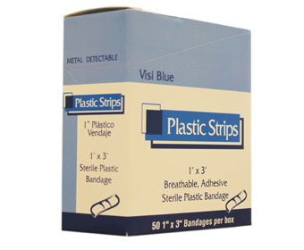 Hi-Vis Blue Metal Detectable Bandages