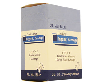 Visi Blue Fingertip Bandage
