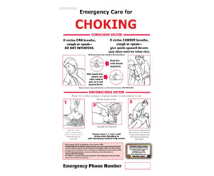 Emergency Choking Poster