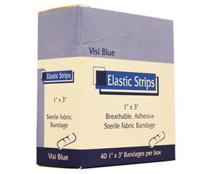 Visi Blue Elastic Strips